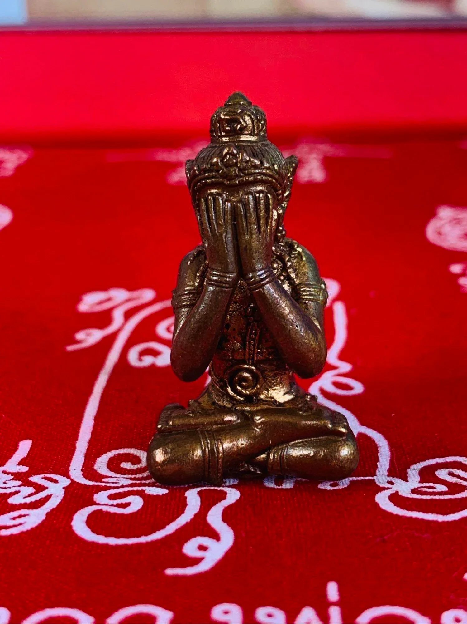 Unlock Ultimate Wealth and Divine Protection with Phra Pidta Pankapkal Sup Tawan Edition – Crafted from Genuine Battleship Propeller Metal! Default Title