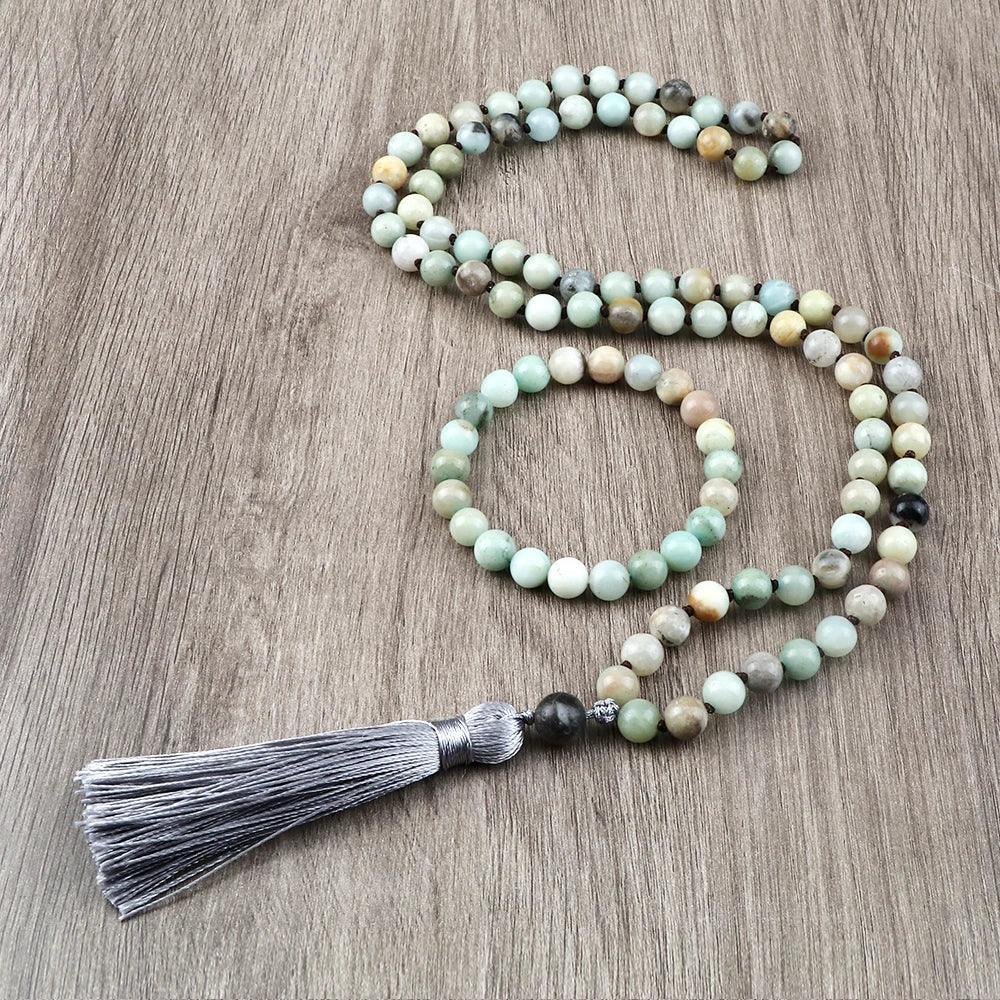 🐯 Natural Tiger Eye Stone Jewelry Set (Necklace & Bracelet): Healing Tassel Pendant & Sweater Chain – Confidence, Wealth & Protection Crystal for Women