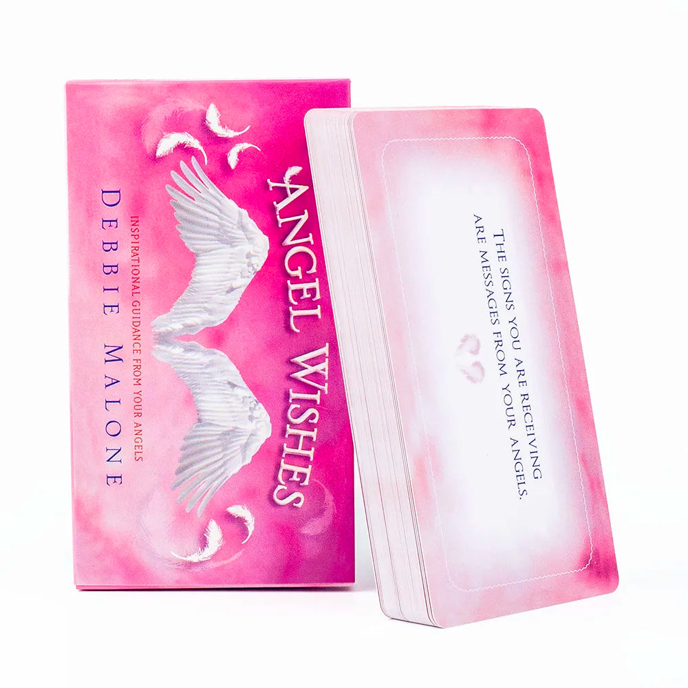 ✨ Angel Wishes 40 Affirmation Tarot Cards – 11 × 6 cm Inspirational Deck for Daily Guidance & Spiritual Empowerment