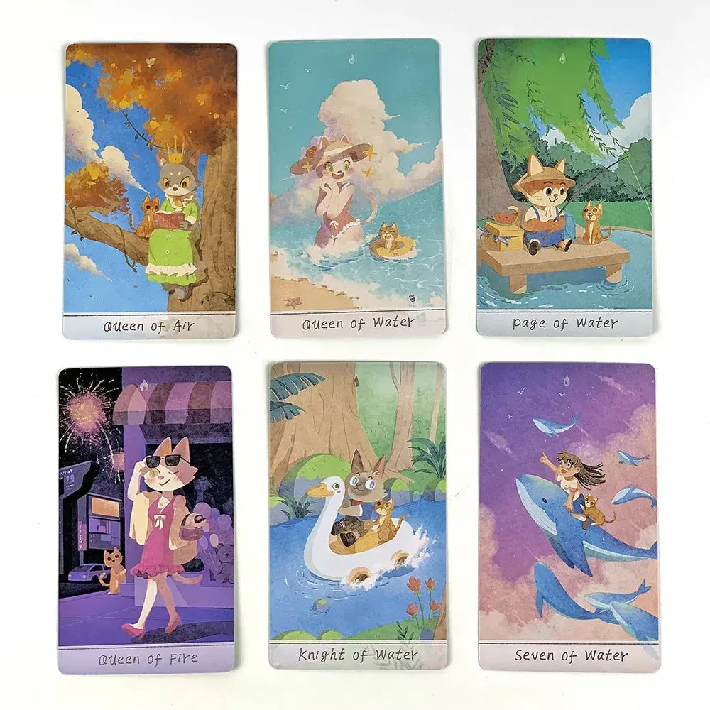 Of The Year Tarot Deck - Adorable Cartoon Character Cards for Fun Tarot Deck Party Games