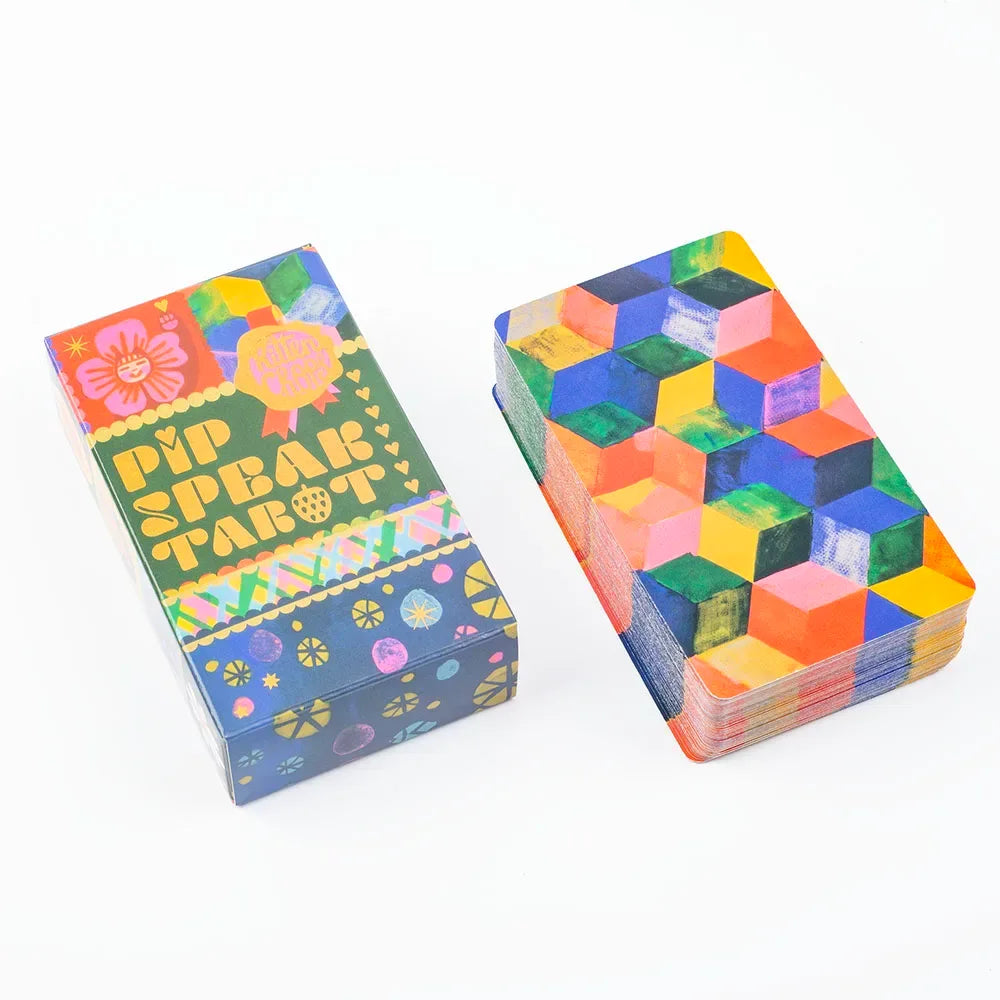 Pipspeak Marseille Tarot Deck - 83 Cards for Family Gatherings, 10.3 × 6 cm