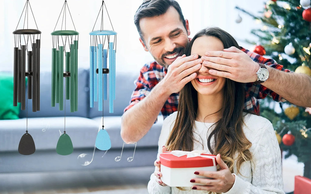 26 Inch Outdoor Wind Chimes – Durable Aluminum Tubes for Relaxing Sounds and Garden/Ambiance Decor