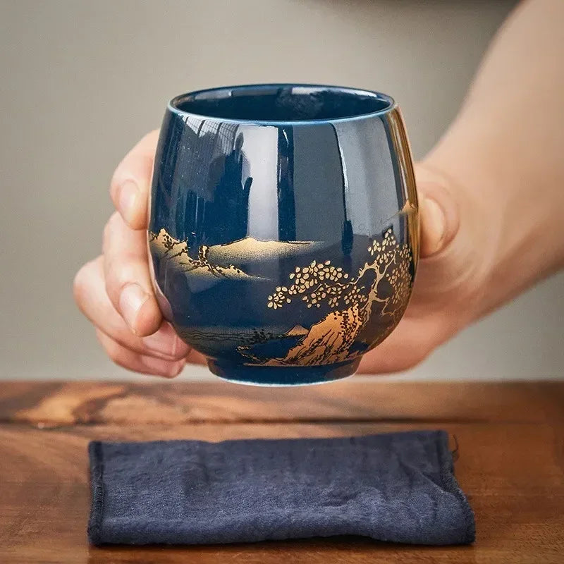 🍵 180ml Japanese-Style Ceramic Tea Bowl – Simple Master Mug for Tea, Coffee & Everyday Use | Free Shipping