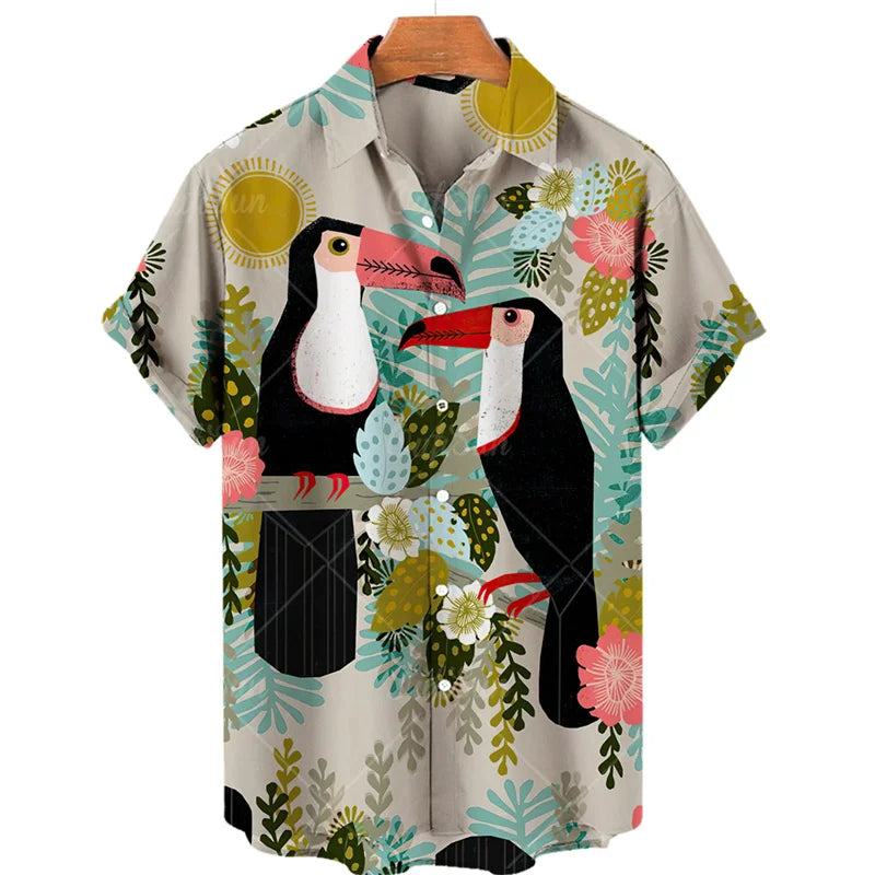 ✨ The Wild Feline Edition: Premium Men’s 3D Angry Cat Hawaiian Shirt – High-Definition Stereo Visual Graphic, Oversized Breathable Summer Tee, Ultra-Realistic Animal Print Short-Sleeve, and Sophisticated Urban-Holiday Performance Shirt (S-5XL)