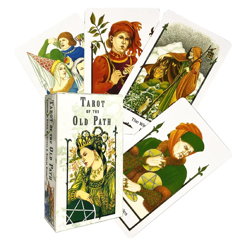 🌿 Tarot of the Old Path Deck – 78 Cards | English Edition | Traditional & Insightful Divination | Family Party Board Game | Beginner Friendly