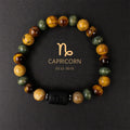 ✨ Boho Natural Stone Tiger’s Eye Bracelet – Unisex Jewelry for Women & Men – Unique Birthday & Christmas Gift for Boyfriend brownish yellow
