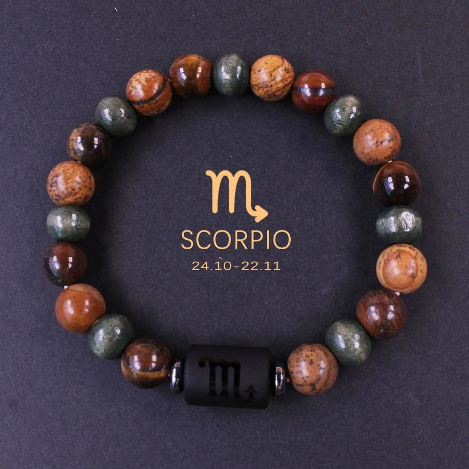 ✨ Boho Natural Stone Tiger’s Eye Bracelet – Unisex Jewelry for Women & Men – Unique Birthday & Christmas Gift for Boyfriend