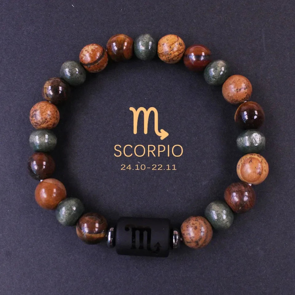 ✨ Boho Natural Stone Tiger’s Eye Bracelet – Unisex Jewelry for Women & Men – Unique Birthday & Christmas Gift for Boyfriend