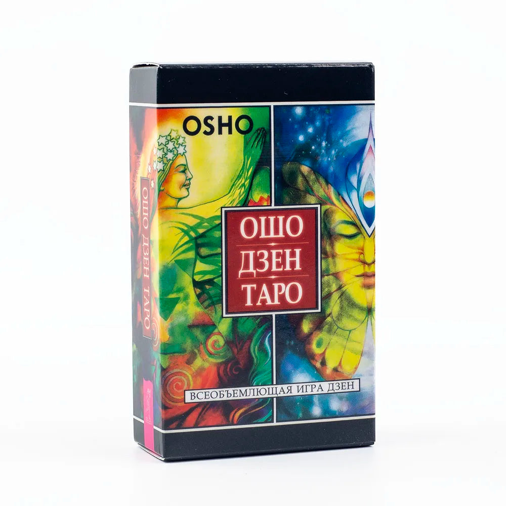 Osho Zen Taro – 79-Card English Divination Deck and Book Set for Spiritual Insight and Board Games (10.3x6 cm)