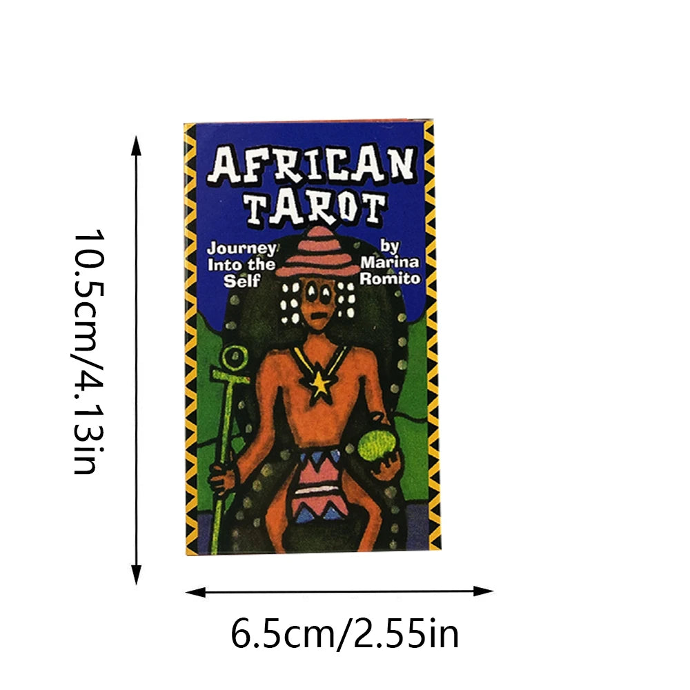🌍 Tazama African Tarot Deck – 78 Laminated Cards | Collage Art by Safara Wanjagi | Velvet Lamination with Gold Foil & Edges | Hardcover Guidebook | Legendary Ancestral Tarot