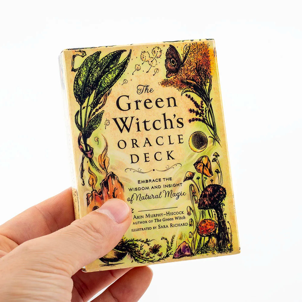 The Green Witch's Oracle Deck – 50 Cards for Divination, Spiritual Guidance & Family Party Games