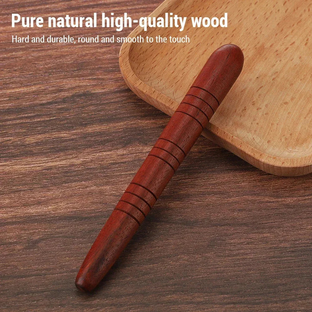 Multifunctional Wooden Massage Stick – Natural Wooden Acupoint Therapy and Meridian Relaxation Tool for Full Body Muscle Relief Type 1