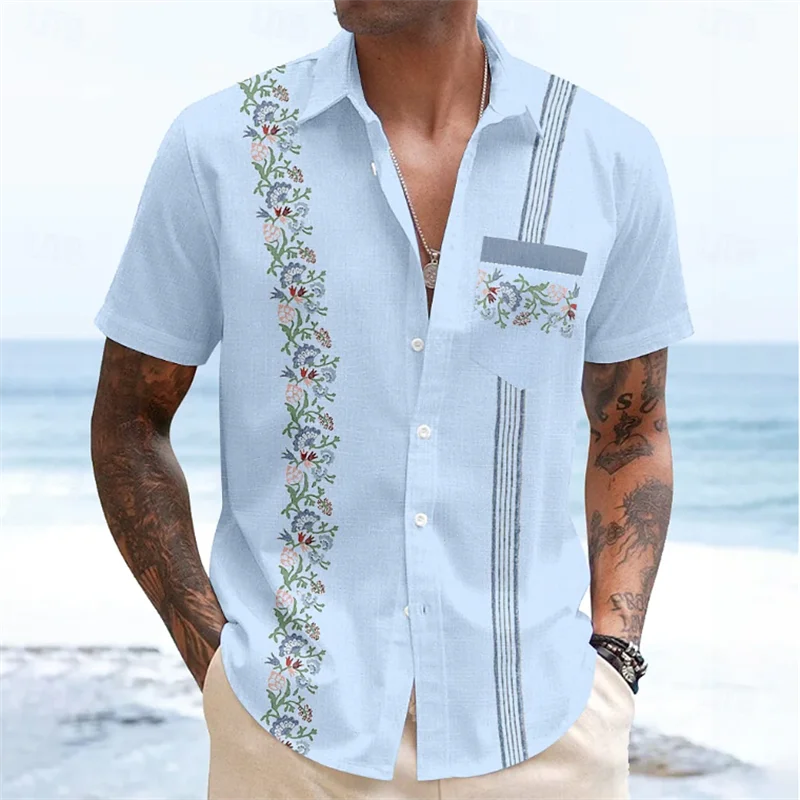 ✨ The Ultra-Vibrant 3D Graphic Social Hawaiian Shirt: Premium Quick-Dry Men's Casual Short Sleeve Top with Hyper-Realistic Print Patterns and Inclusive Family Sizing (Kids to Adult 5XL) CSTTTAS095