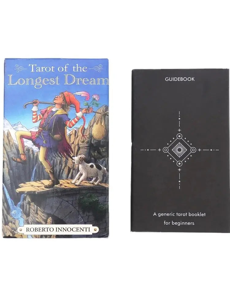 78Pcs Longest Dream Tarot Card Set High-Quality Divination Tool With Detailed Guidebook Colorful Frame Fortune Telling Cards