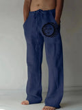 🧭 The Navigational Heritage: Premium Men’s Vintage Compass Trousers – High-Definition 3D Retro Map Graphic Print, Harajuku-Inspired High-Waist Fit, and Sophisticated Straight-Leg Streetwear Drawstring Pants D81PZX252111544522