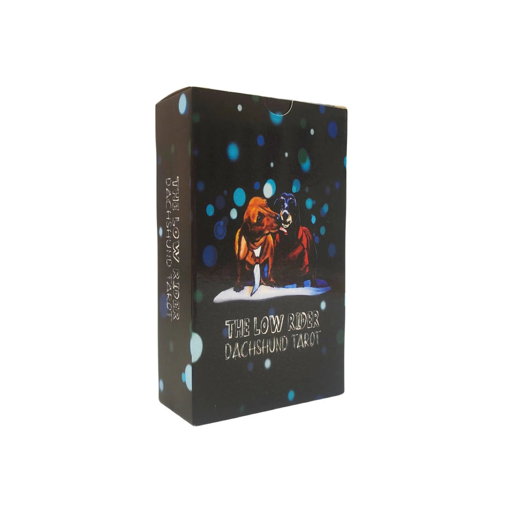 🐾 Low Rider Dachshund Tarot Deck | 78-Card Dachshund-Themed Beginner Tarot with Guidebook, 12x7cm