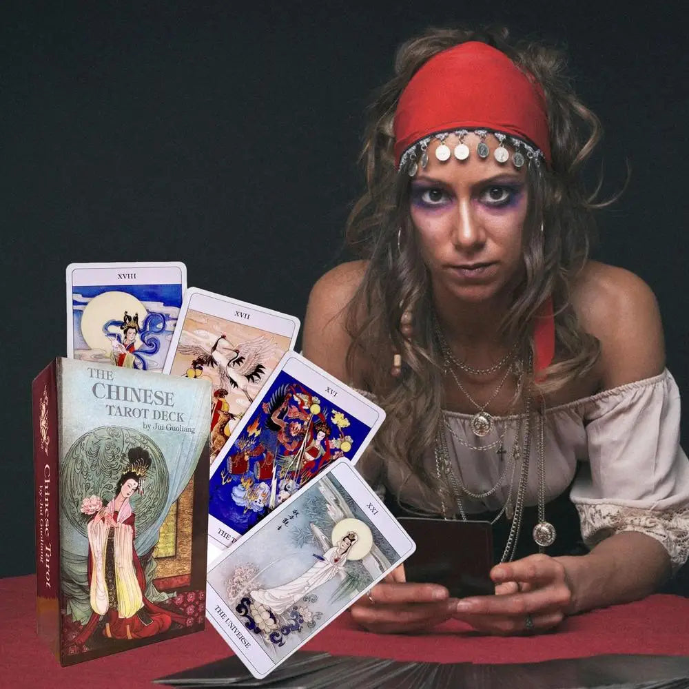 🀄 Chinese Tarot Cards Game – 78-Card Deck and Oracle Card Game for Adults, Casual Fun, Party Supplies, and Fate Divination