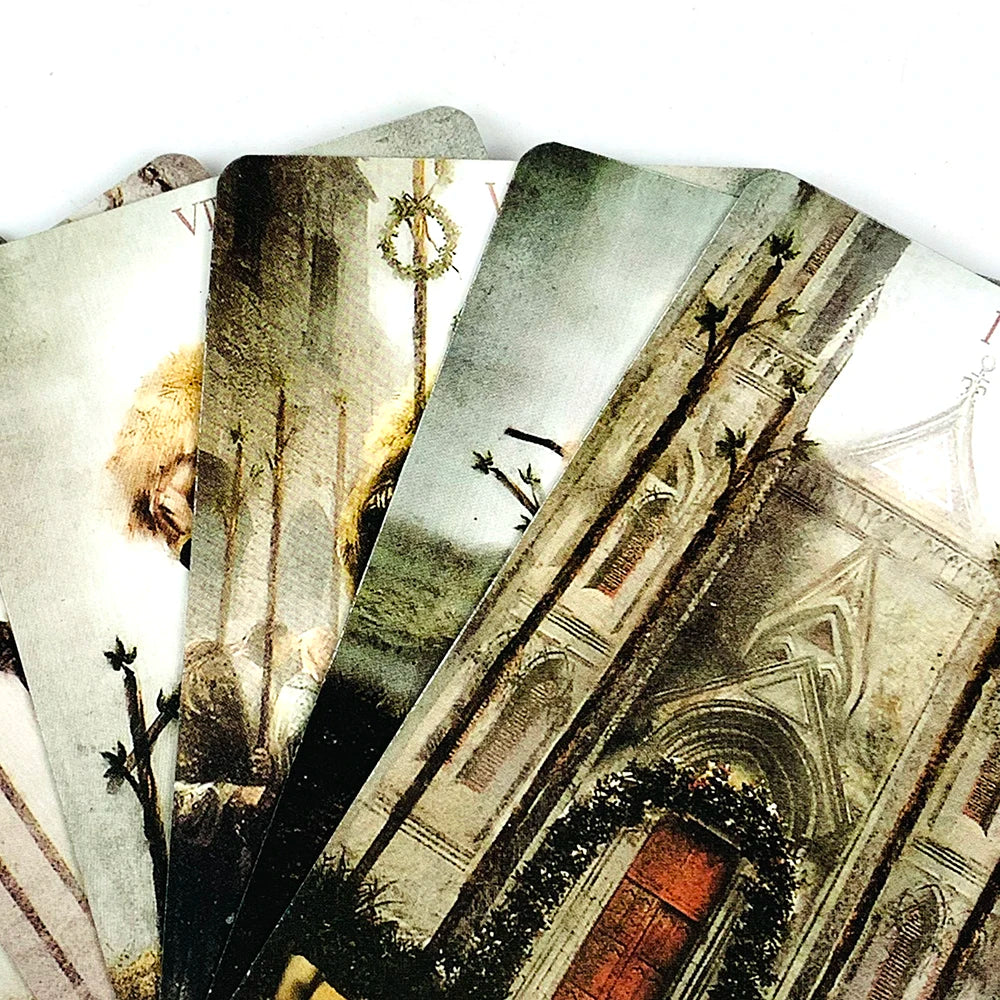 👝 High-Quality Tin Box Packaging for 78 Cards Tarot Card with Gilded Edge and Paper Guidebook – Fate Divination Family Party Game