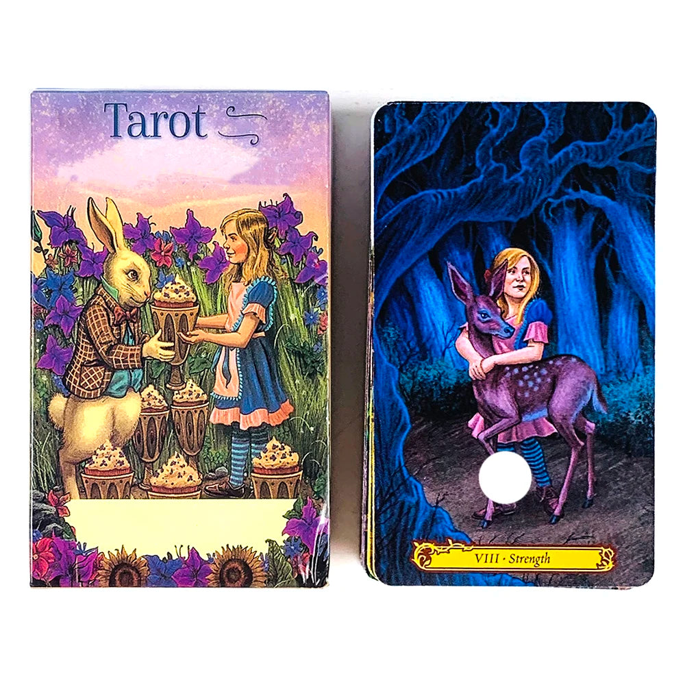 🎴The Gentle Thrills Tarot | 78-Card Traditional Tarot Deck with Beautiful Illustrations – Beginner Friendly & Fresh Artwork