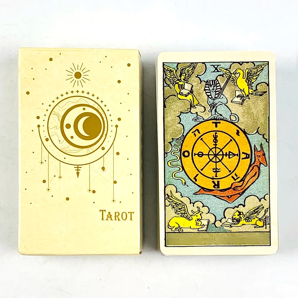 ✨ Tarot Cards Deck 78Pcs for Easy Beginners – Creative Small Gift for Fate, Fortune Telling & Divination Party Board Game