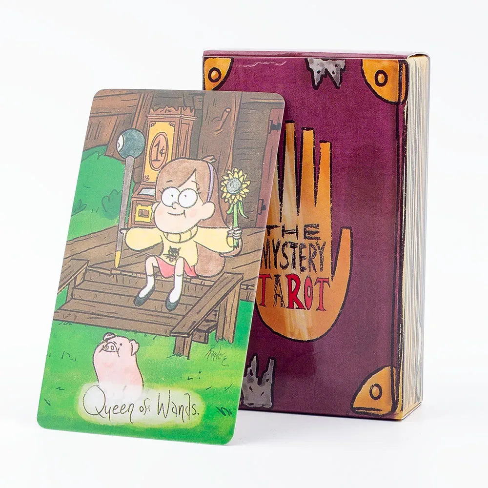 The Mystery Tarot – 78-Card English Deck (10.3x6 cm) for Mysterious Divination, Family Parties & Board Games