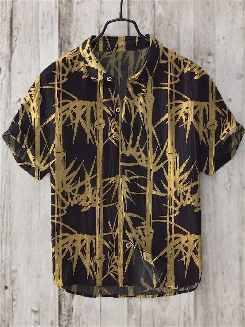 🌊 The Deep-Sea Medusa Edition: Premium Men’s 3D Jellyfish Linen Shirt – High-Definition Surrealist Graphic Print, Breathable Organic Cotton-Linen Blend, and Sophisticated Modern-Fit Holiday Button-Down OE766