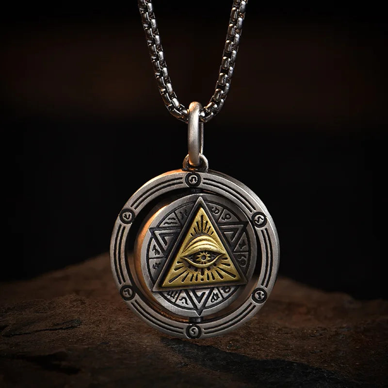 👁️ Eye of Horus Necklace – Evil Eye Pendant | Ancient Egypt Protection Jewelry | Spiritual Amulet Gift for Men & Women