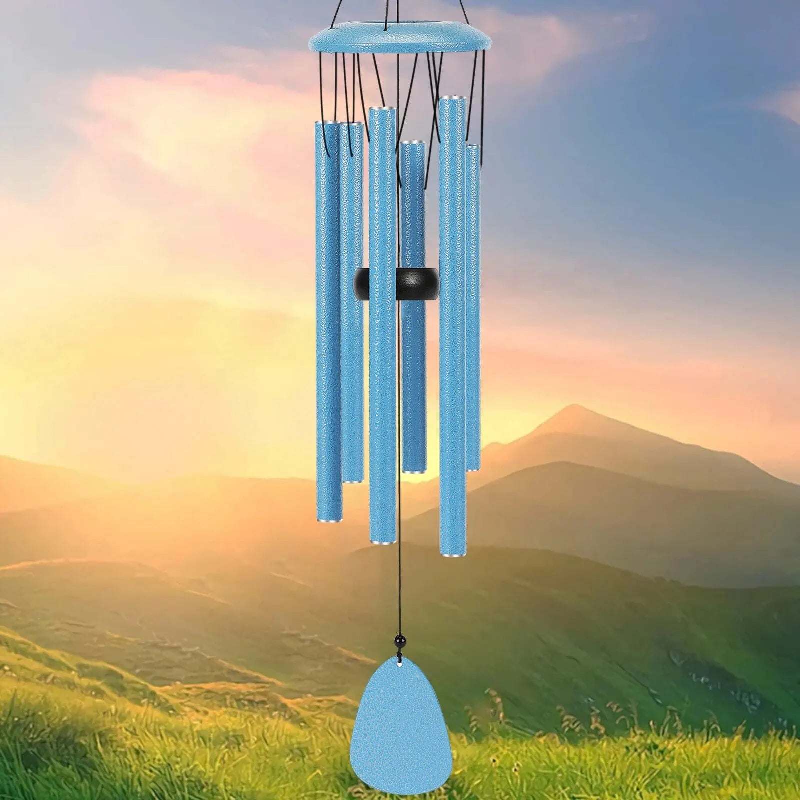26 Inch Outdoor Wind Chimes – Durable Aluminum Tubes for Relaxing Sounds and Garden/Ambiance Decor 26inLEFL