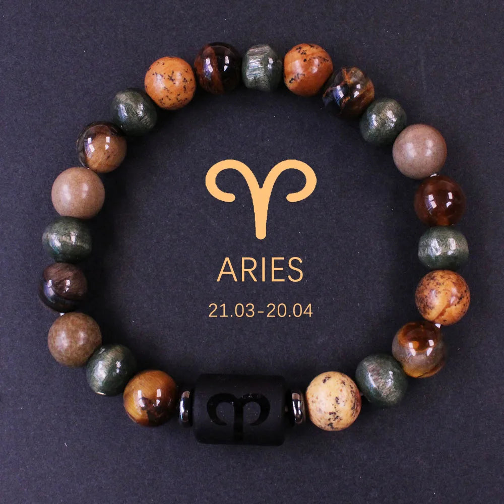 ✨ Boho Natural Stone Tiger’s Eye Bracelet – Unisex Jewelry for Women & Men – Unique Birthday & Christmas Gift for Boyfriend