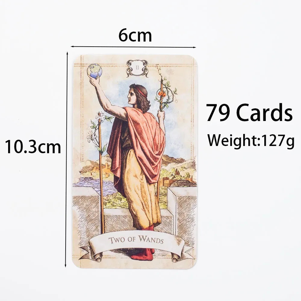 Old Style Tarot Deck – 79 Vintage Cards for Fate Divination and Family Gatherings