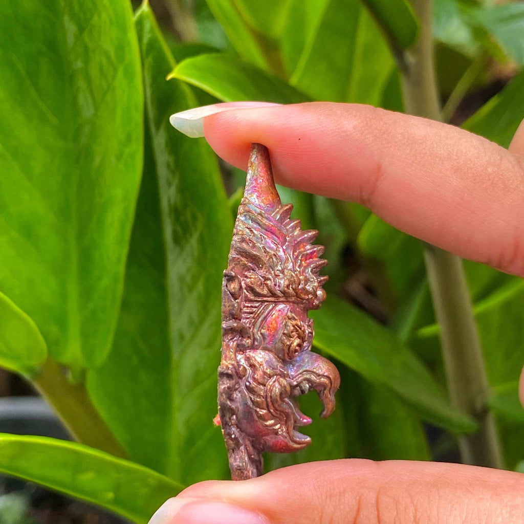Multilayered Garuda Head Amulet - Spiritual Protection & Wealth Attraction by Kruba Ariyachart