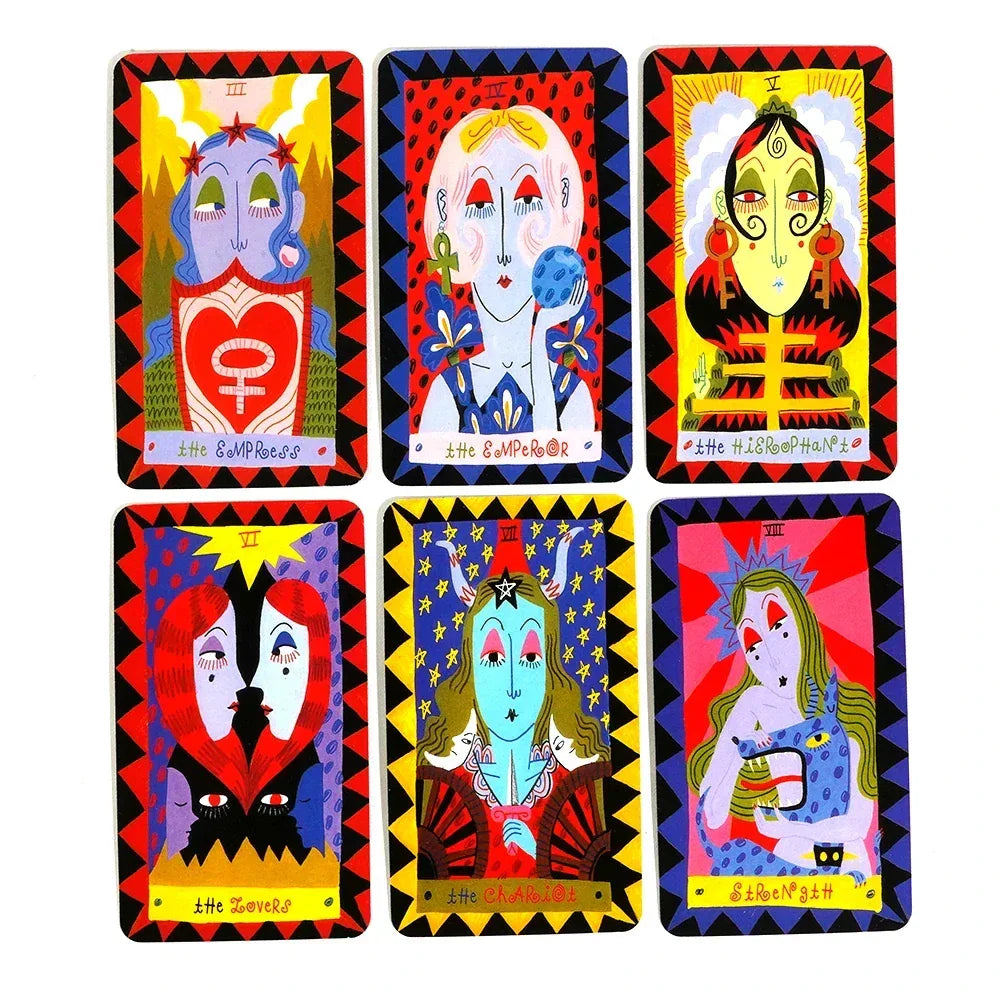 🎴The Gentle Thrills Tarot | 78-Card Deck | Beautifully Illustrated Traditional Tarot | Beginner-Friendly with Fresh Artwork