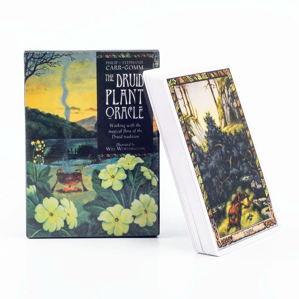 The Druid Plant Oracle – 39-Card Deck Featuring Magical Flora of The Druid Tradition with Guidebook for Divination & Board Games