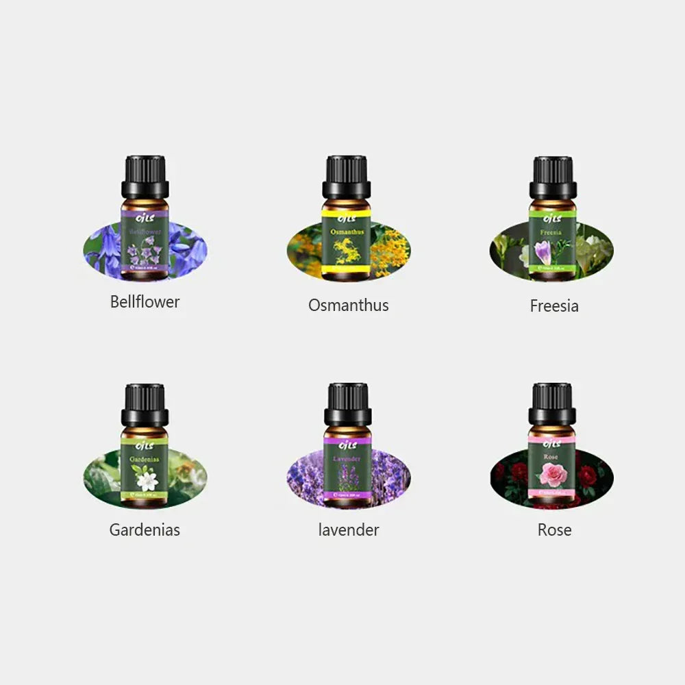 🌿 6-piece Premium Essential Oil Set – Natural Aromatherapy Oils for Diffusers and Relaxation