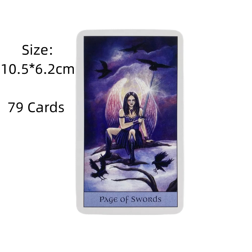 🌈 Crystal Visions Tarot Deck – Elegant 78-Card Rider-Waite Based System with Vivid Imagery for Spiritual Guidance and Entertainment