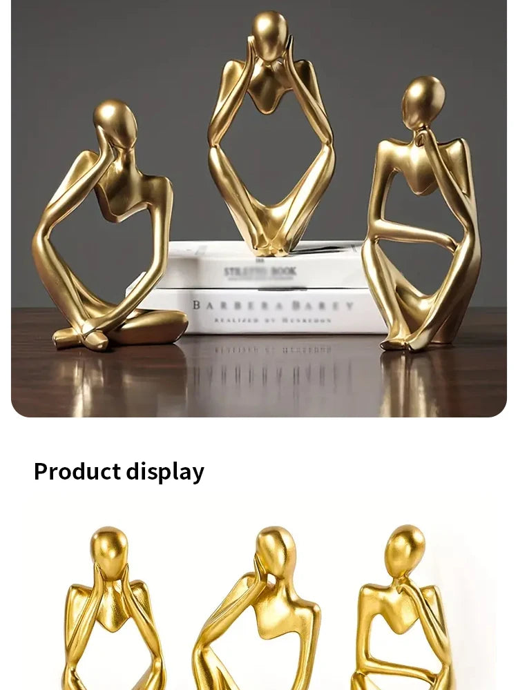🎨 Scandinavian Abstract Figures – Light Luxury Mini Crafts for Home & Desktop Decoration | Entryway Ornament | Free Shipping
