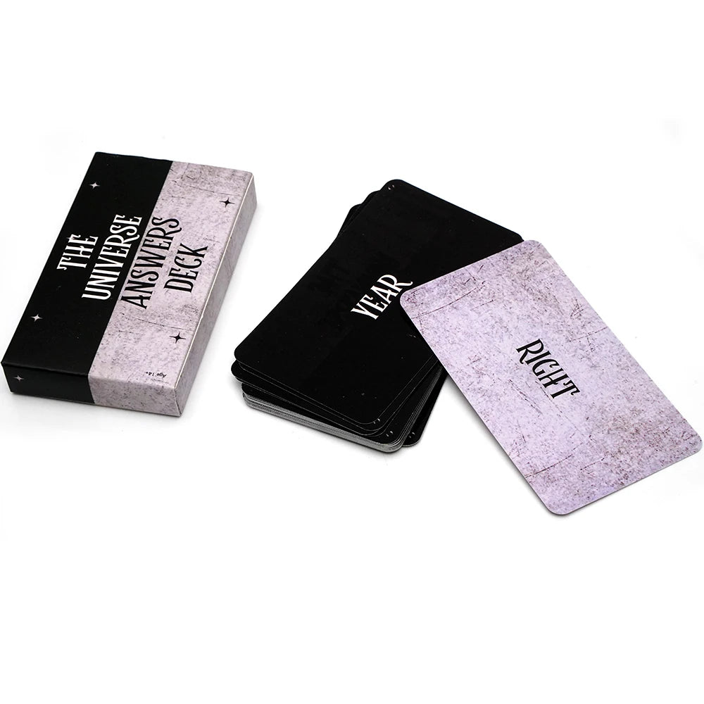 The Universe Answers Tarot Deck - 44-Card Oracle Deck for Fate Divination and Family Gatherings - Ideal Tarot Deck for Divination