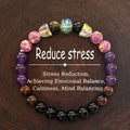 🔥 Red Tiger Eye & Imperial Jasper Bracelet: Homeopathic Energy Balancing for Strength & Stress Relief