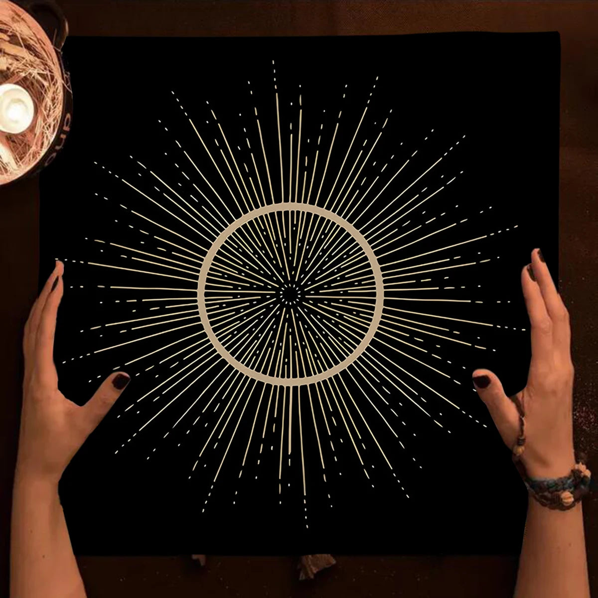 🌌Galaxy Sky Tarot Tablecloth | Altar Cloth with Cosmic Starry Night Design – Astrology Divination Cloth & Tarot Mat for Mystical Home Decor HDS-2508271059