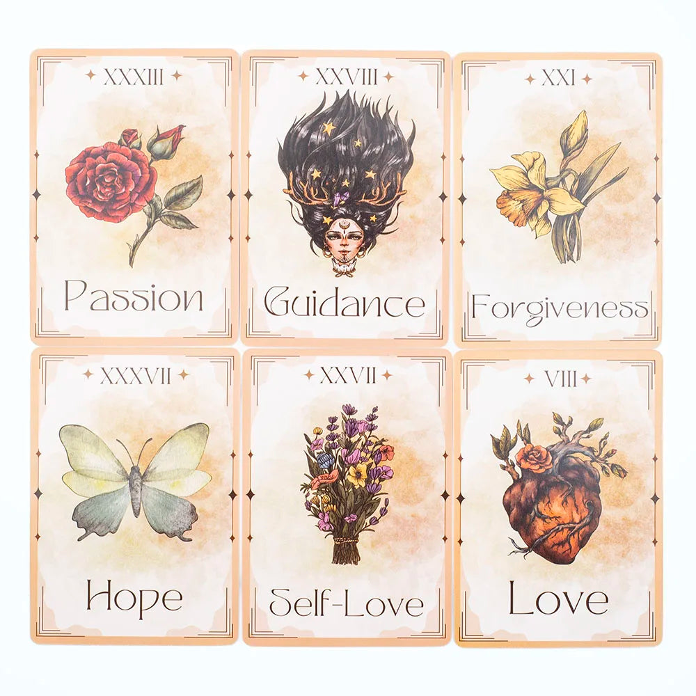 🎴 Mystic Journey Oracle Deck – 44-Card English Edition for Intuitive Guidance, Meditation, and Entertaining Family Play