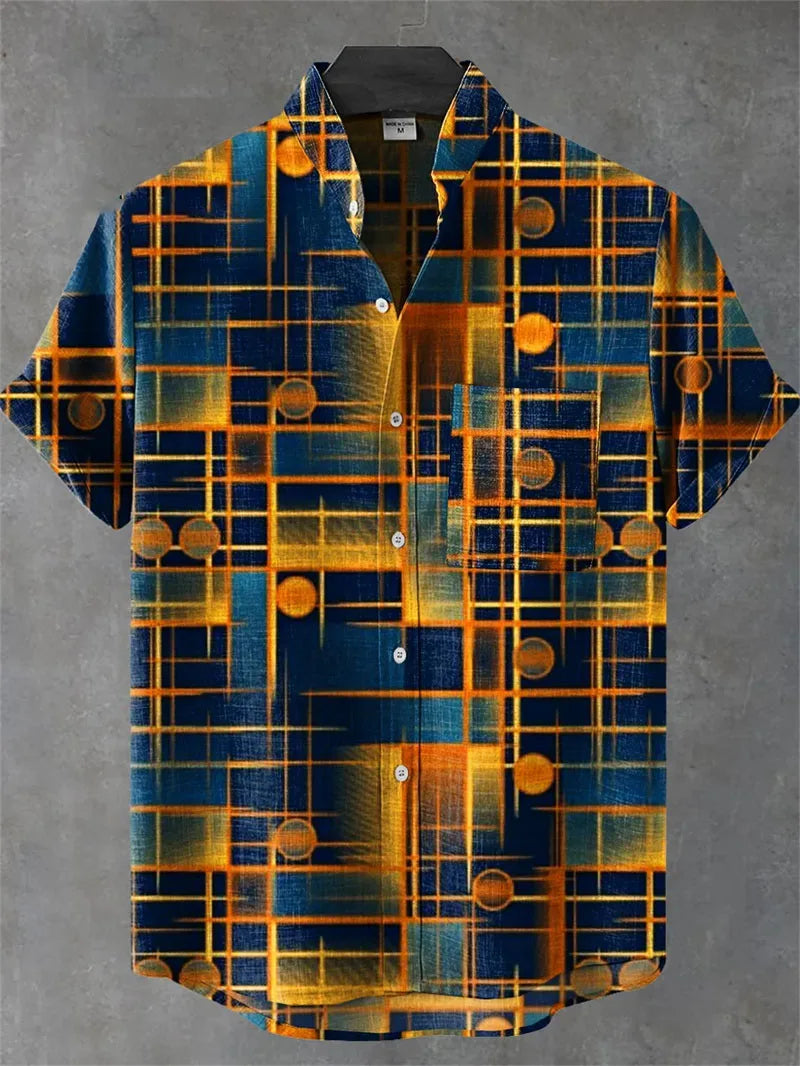 🏝️ The Global 3D Import Masterpiece: Premium Men's Casual Hawaiian Shirt – High-Definition 3D Graphic Print, Ultra-Comfort Single-Breasted Camisa De Hombre, and Affordable Luxury Styling (Cosas Baratas) SFQQQD486