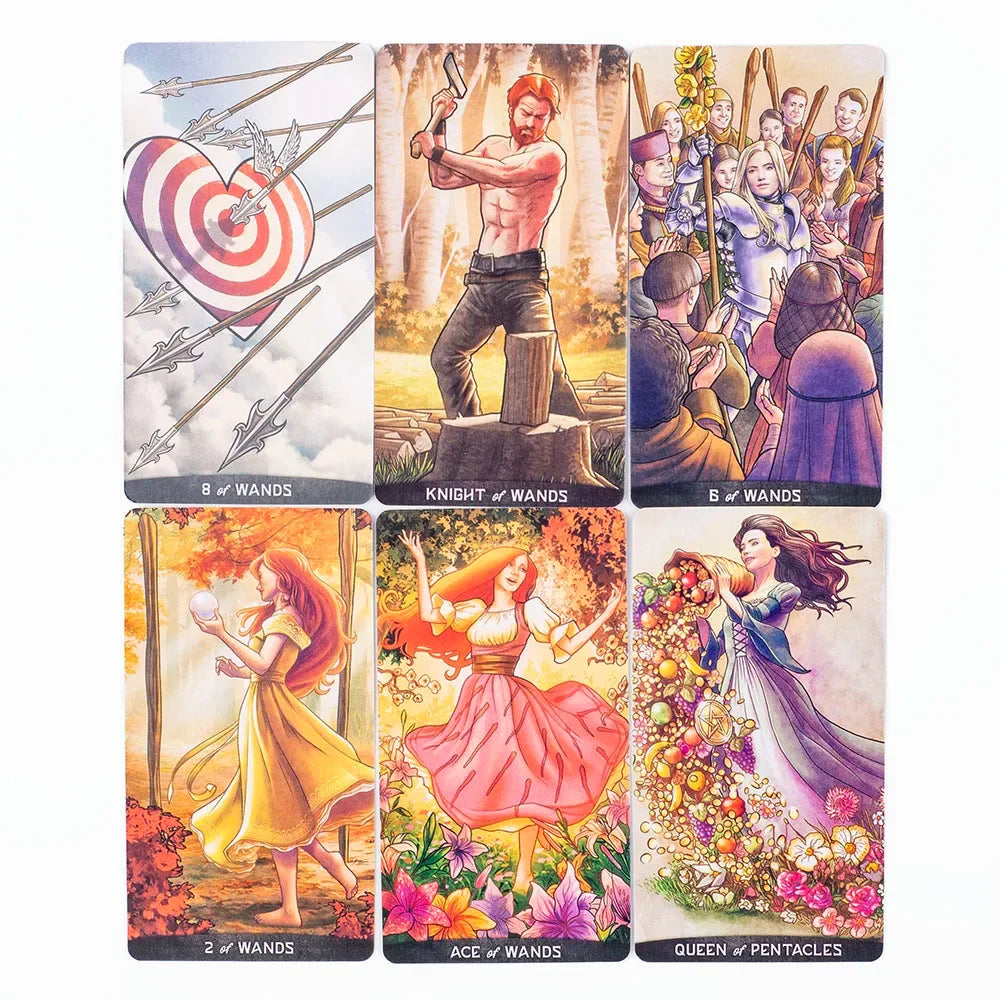 Gregory Scott Tarot Deck – 78 Cards | English Edition for Precognition, Divination & Group Party Games (11.1*6.1 cm)