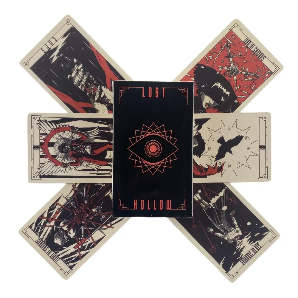 The Lost Hollow Tarot Deck - 80-Card Set for Women, Girls, Family & Party Games with Tarot, Oracle, and Astrology Themes
