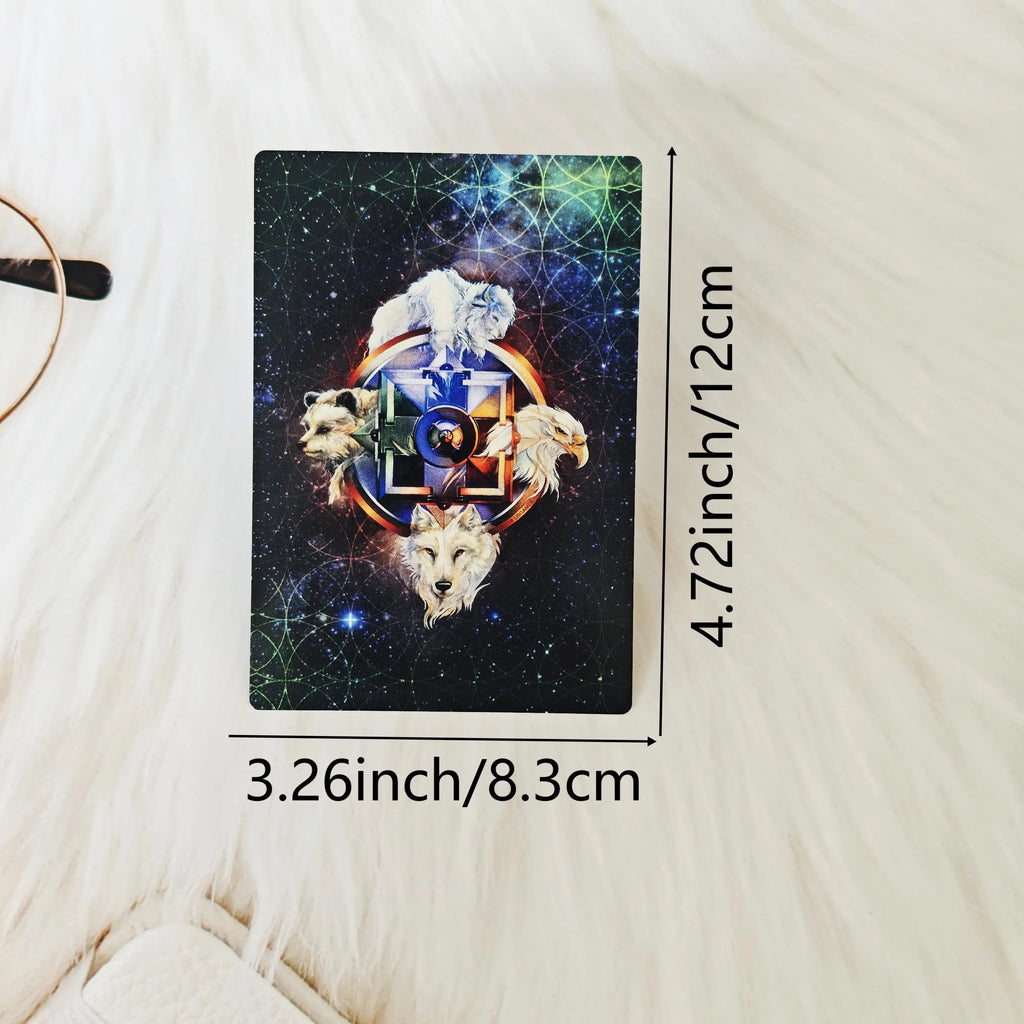 🐾 Spirit of the Animals Oracle Cards – 52-Card Deck | Divine Animal Spirit Guidance | Family & Party Board Game | Women’s Divination Favorite