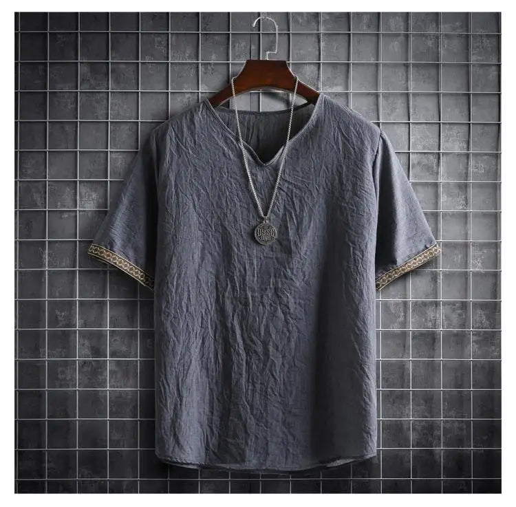 ✨ The Seoul Minimalist: Premium Men’s Plus Size Hawaiian Shirt (M-5XL) – Ultra-Lightweight Solid Color Fabric, Korean "Clean Fit" Aesthetic, and Breathable Short-Sleeve Casual Button-Down Gray Mens shirt