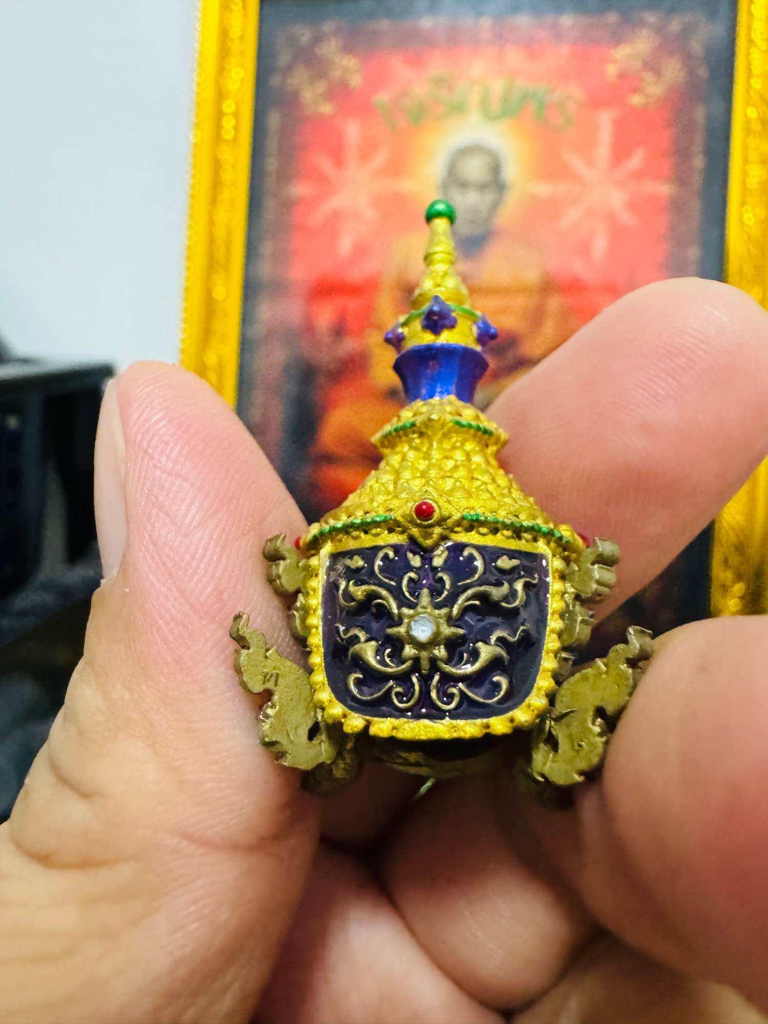 Exclusive Puthtisilp Sacred Relic with Deva Head - Kuwanon Ariyatrap Blessed by Luang Pho Phat, Wat Huay Duan Nakhon Sawan