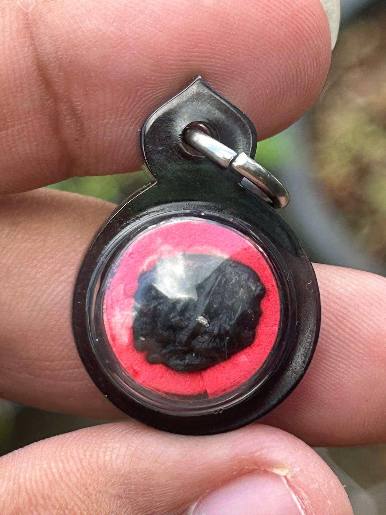 Experience the Potent Power of Black Sticky Rice Amulet - Wat Khao Or Sacred Ball Ready-to-Use