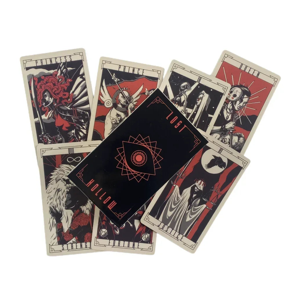 The Lost Hollow Tarot Deck - 80-Card Set for Women, Girls, Family & Party Games with Tarot, Oracle, and Astrology Themes