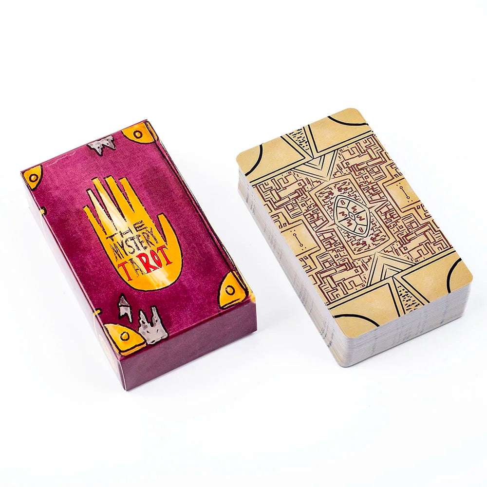 The Mystery Tarot – 78-Card English Deck (10.3x6 cm) for Mysterious Divination, Family Parties & Board Games