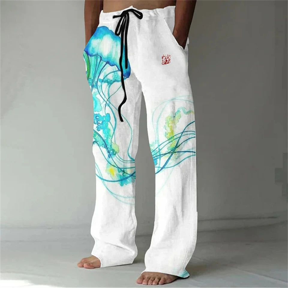 💀 The Nocturnal Skull Masterpiece: Premium Men’s 3D Printed Streetwear Trousers – High-Definition Skull Graphic, Versatile Multi-Pocket Utility, and Sophisticated Oversized Drawstring Sport-Luxe Pants